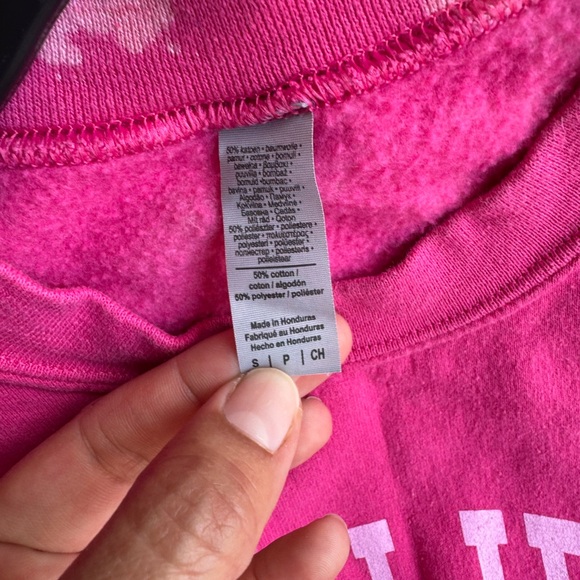 Tie dye pink Malibu Tennis Club Sweatshirt - Picture 3 of 3